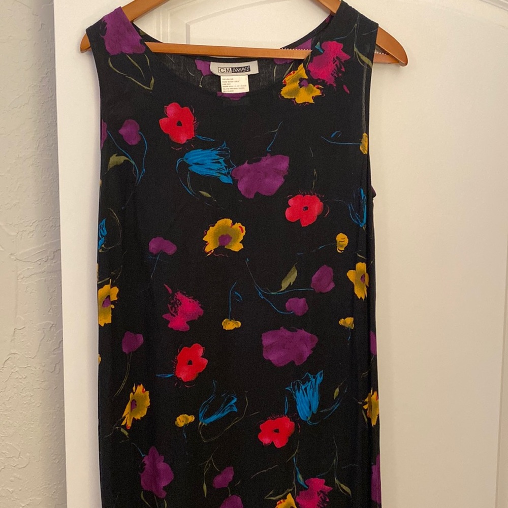Vintage floral maxi dress